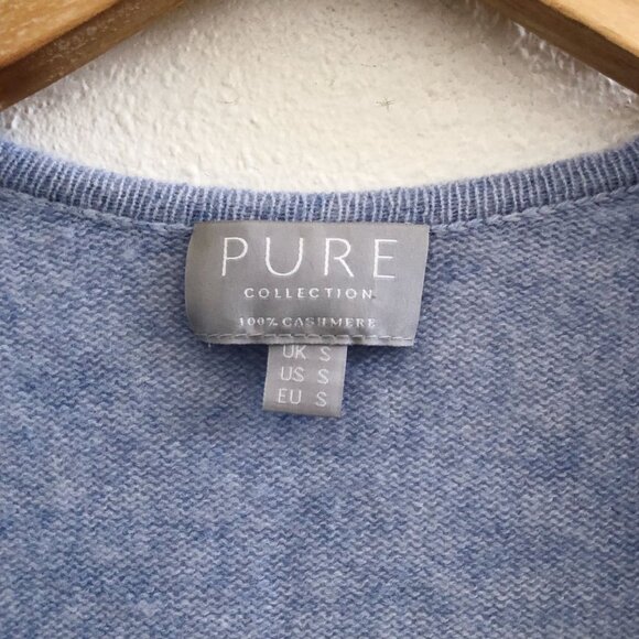 PURE COLLECTION 100% Cashmere Open Cardigan Size Small - Picture 7 of 9